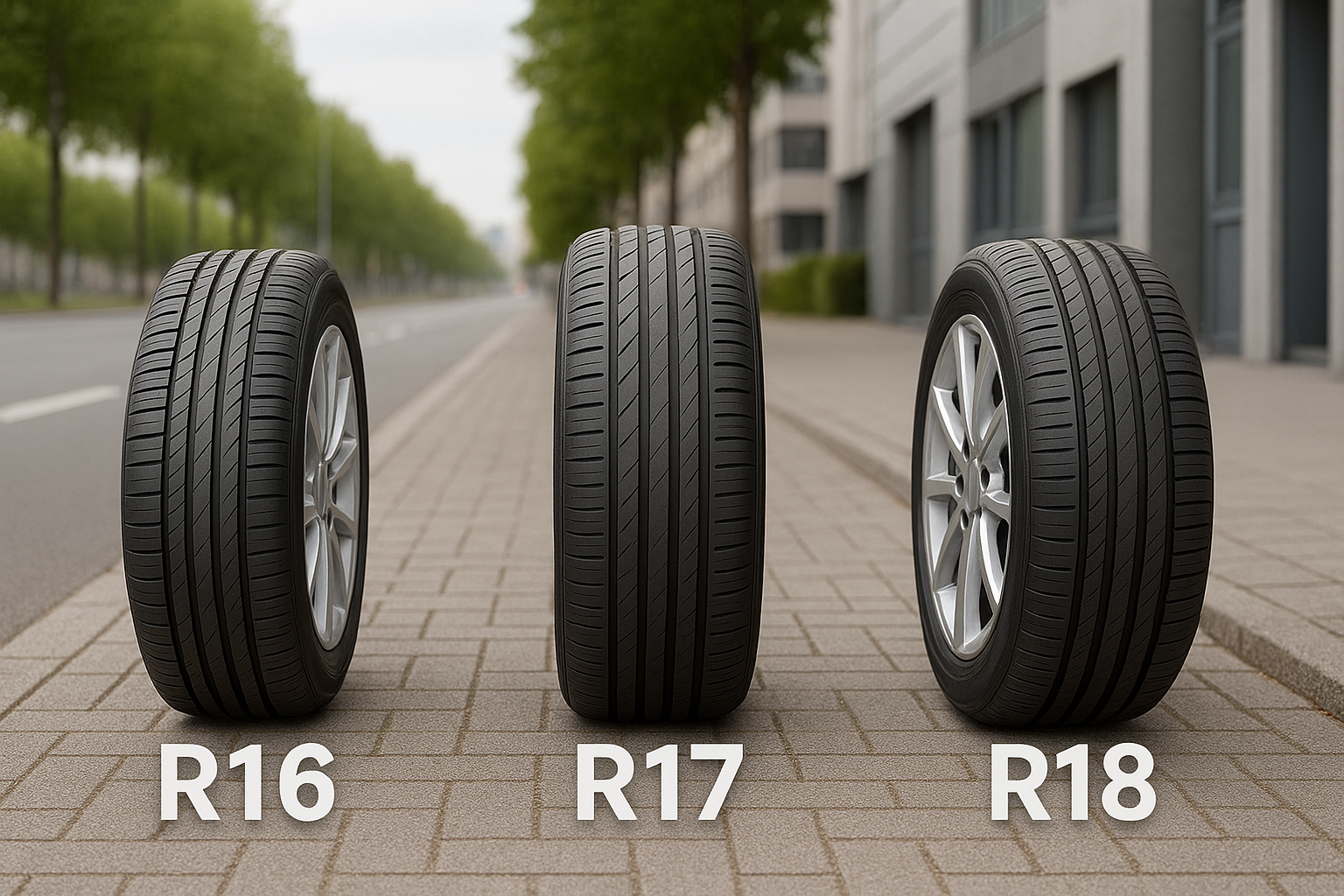 R16, R17, R18: какой диаметр выбрать для города и трассы