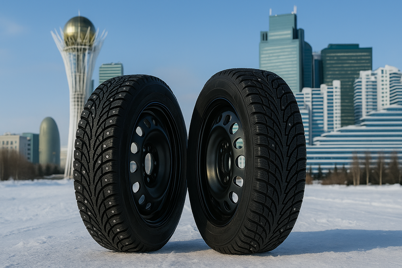 Шипованные или фрикционные: что лучше для зимы в Астане