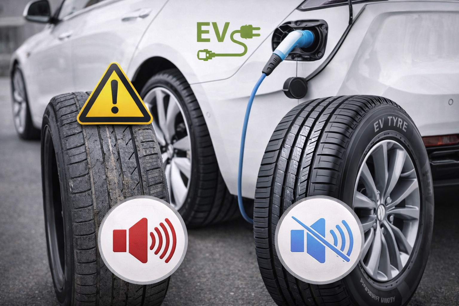 Шины для электромобилей: почему обычные быстрее стираются и шумят